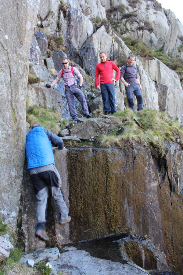 No One Finds It Easy Ged Tackles The Baffling Black Step In Milestone Gully