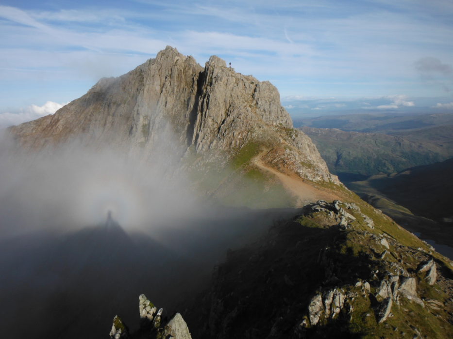 A Brocken Spectre On The Snowdon Horseshoe Landscape