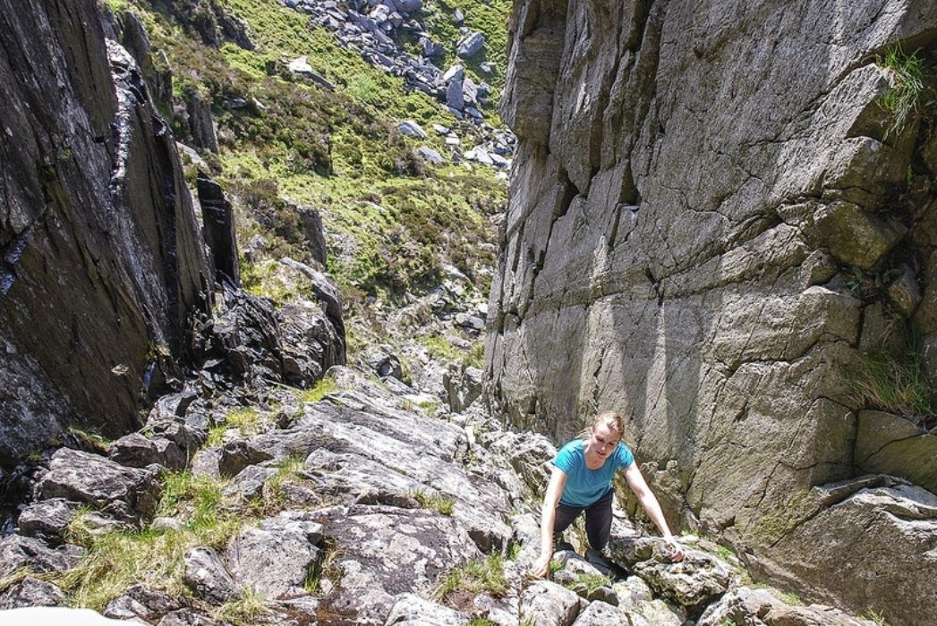 Milestone Gully is a far cry from the easiest grade 1’s like the Southern Ridge Circuit © Carl McKeating & Rachel Crolla