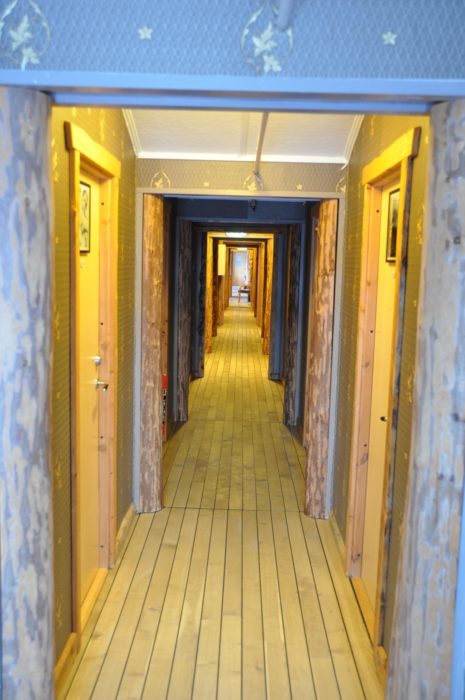 Modernised miner’s cabins