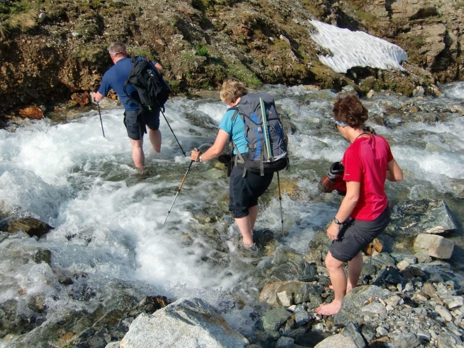 Splashing through the Süserbach