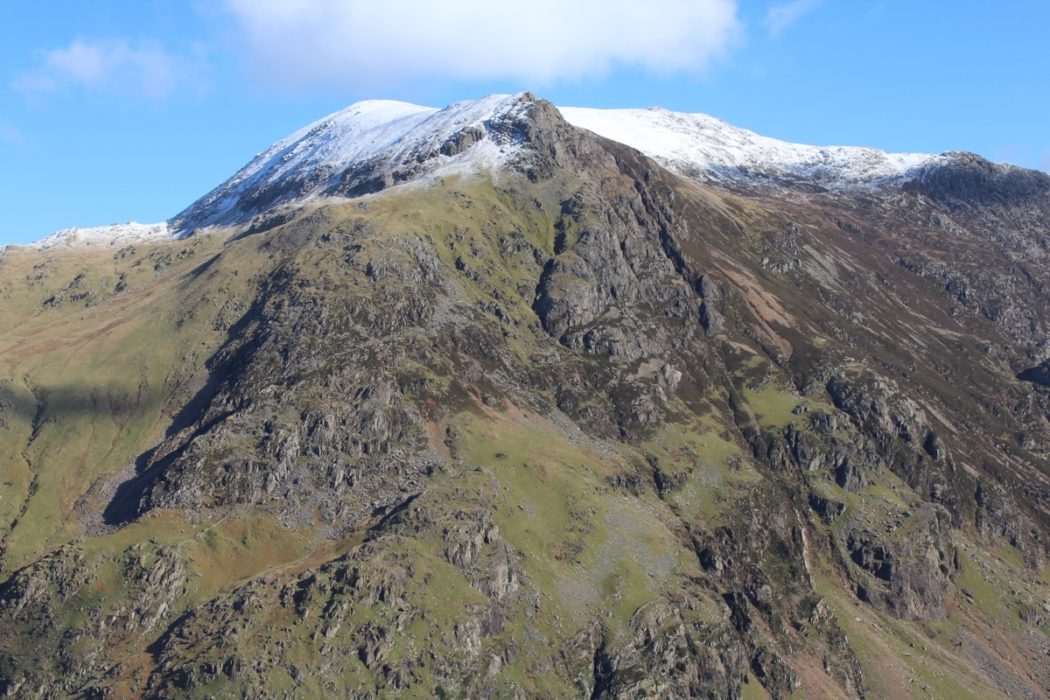 Looking Across To Esgair Felen From Llechog Buttress
