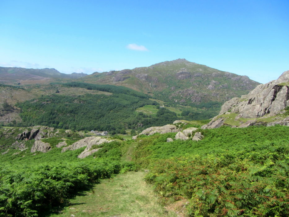 24 Path Leading Down Into Dunnerdale With Harter Fell Beyond