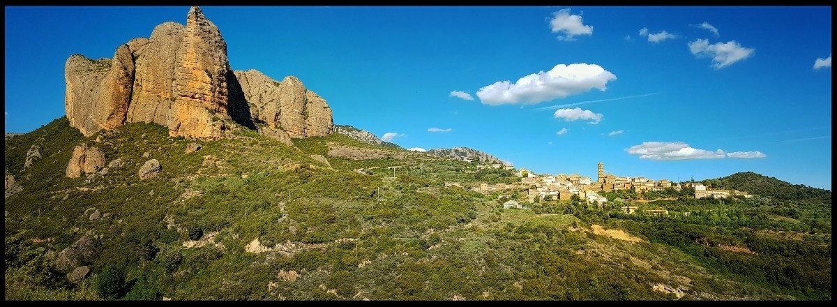 Day 26 The Quiet Village Of Aguero With Its Neighbouring Rock Formations