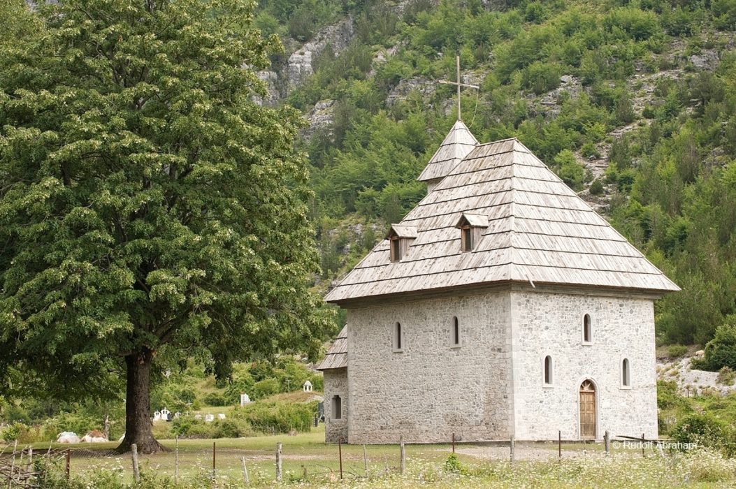 Peaks Of The Balkans Church In Theth Albania Rudolf Abraham