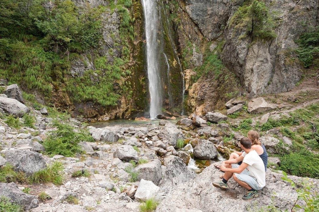 Peaks Of The Balkans Waterfall Near Theth Albania Rudolf Abraham
