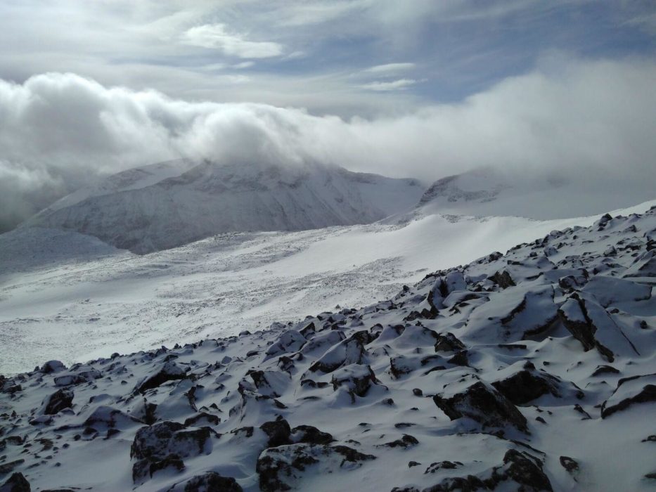 Bukkehoe Seen From The Ascent Of Galdhoppigen