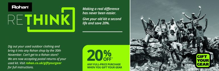 Give your old kit a new lease of life & save 20% this November